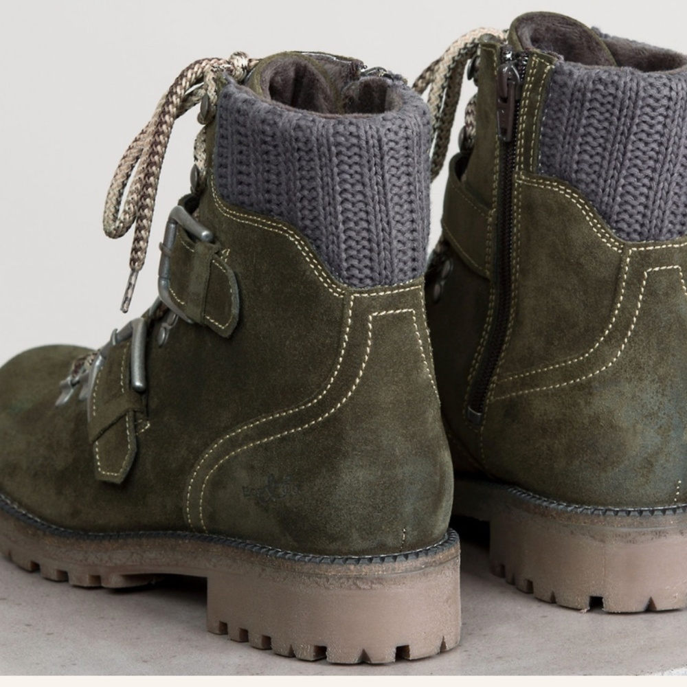 Bos&Co. Brown Suede Corral Hiking Boot, 38 (7.5) CB2462 - Picture 4 of 9